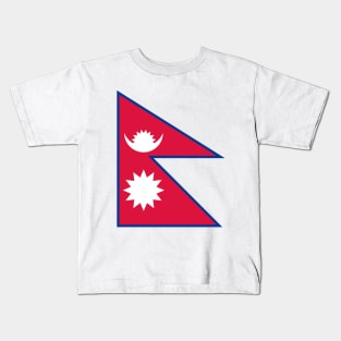 Flag of Nepal Kids T-Shirt